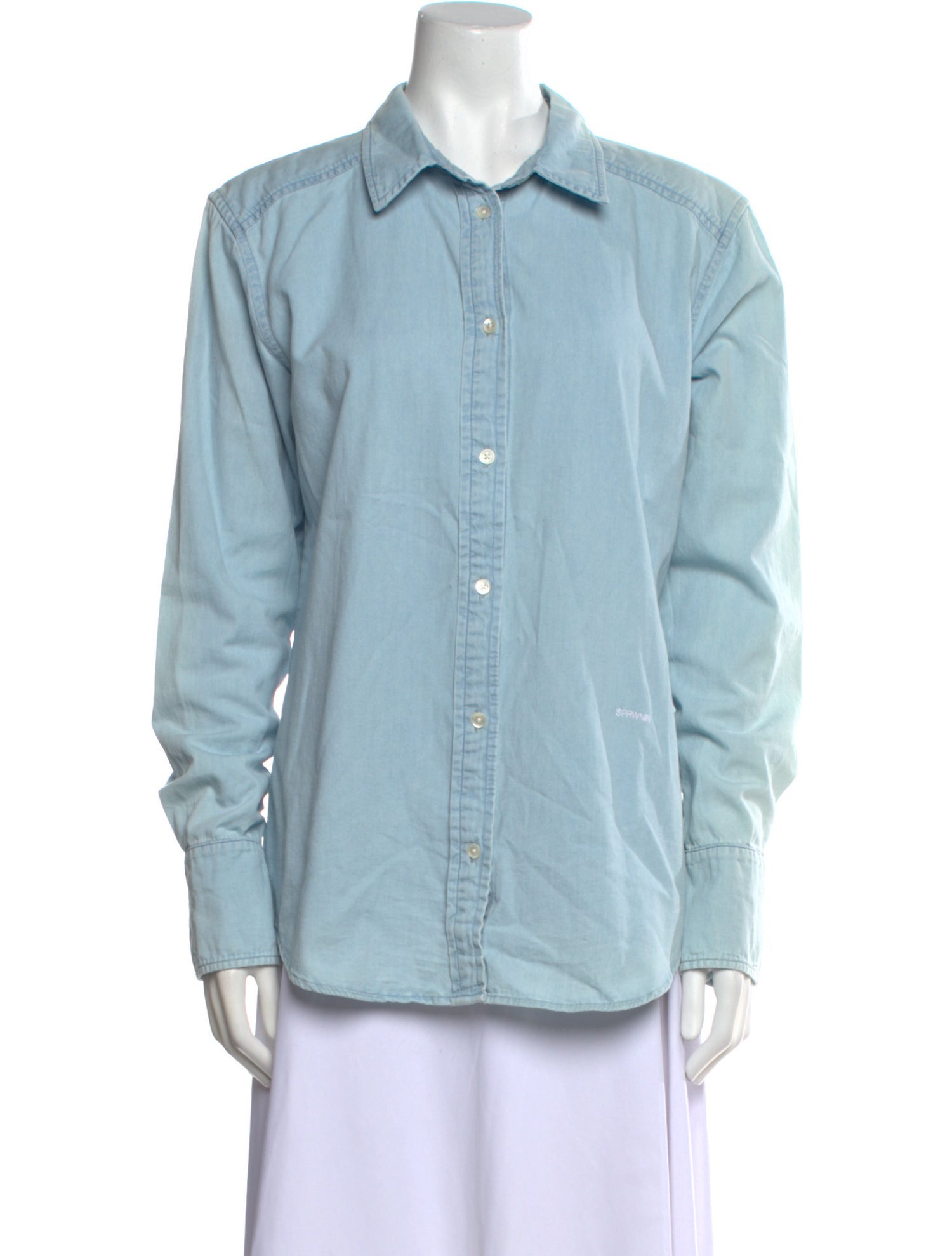 SPRWMN Long Sleeve Button-Up Top w/ Tags