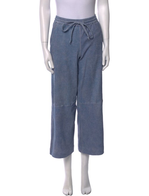 SPRWMN Leather Wide Leg Pants