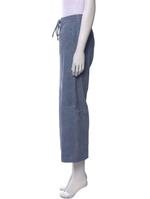 SPRWMN Leather Wide Leg Pants