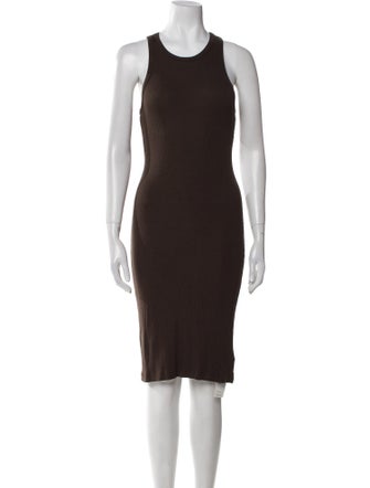 SPRWMN Scoop Neck Knee-Length Dress