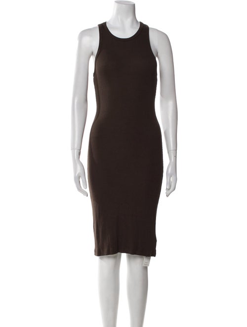 SPRWMN Scoop Neck Knee-Length Dress