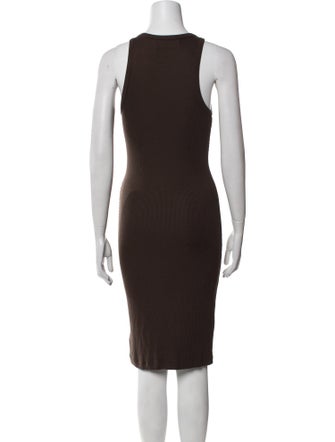 SPRWMN Scoop Neck Knee-Length Dress