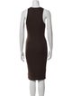 SPRWMN Scoop Neck Knee-Length Dress