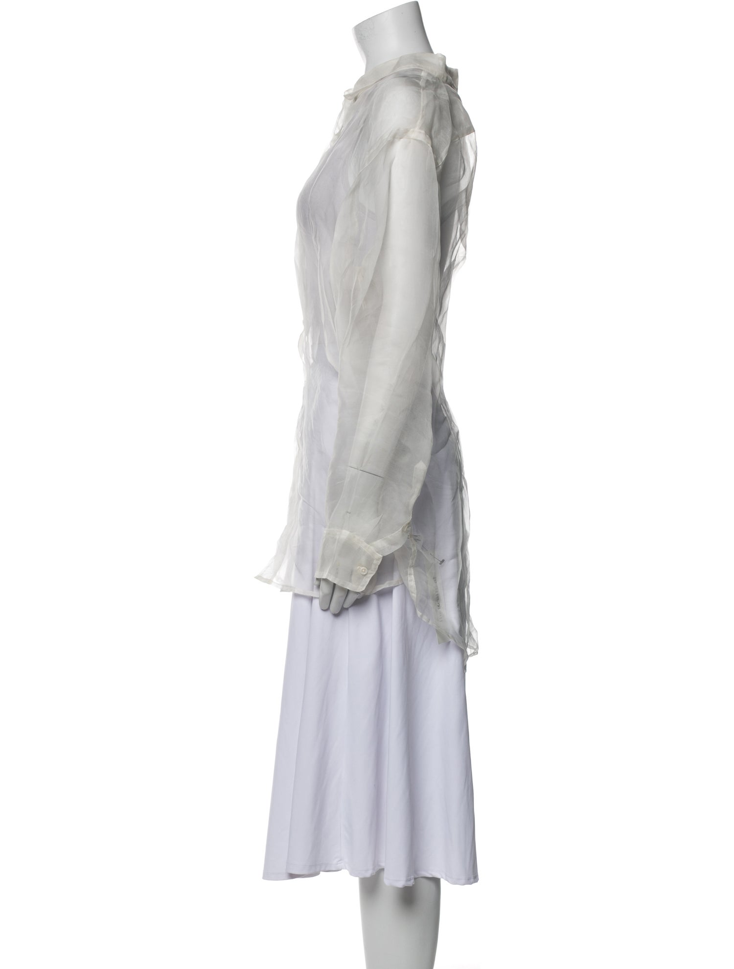 SPRWMN Silk V-Neck Tunic