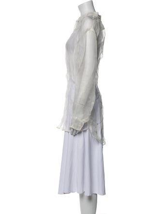 SPRWMN Silk V-Neck Tunic