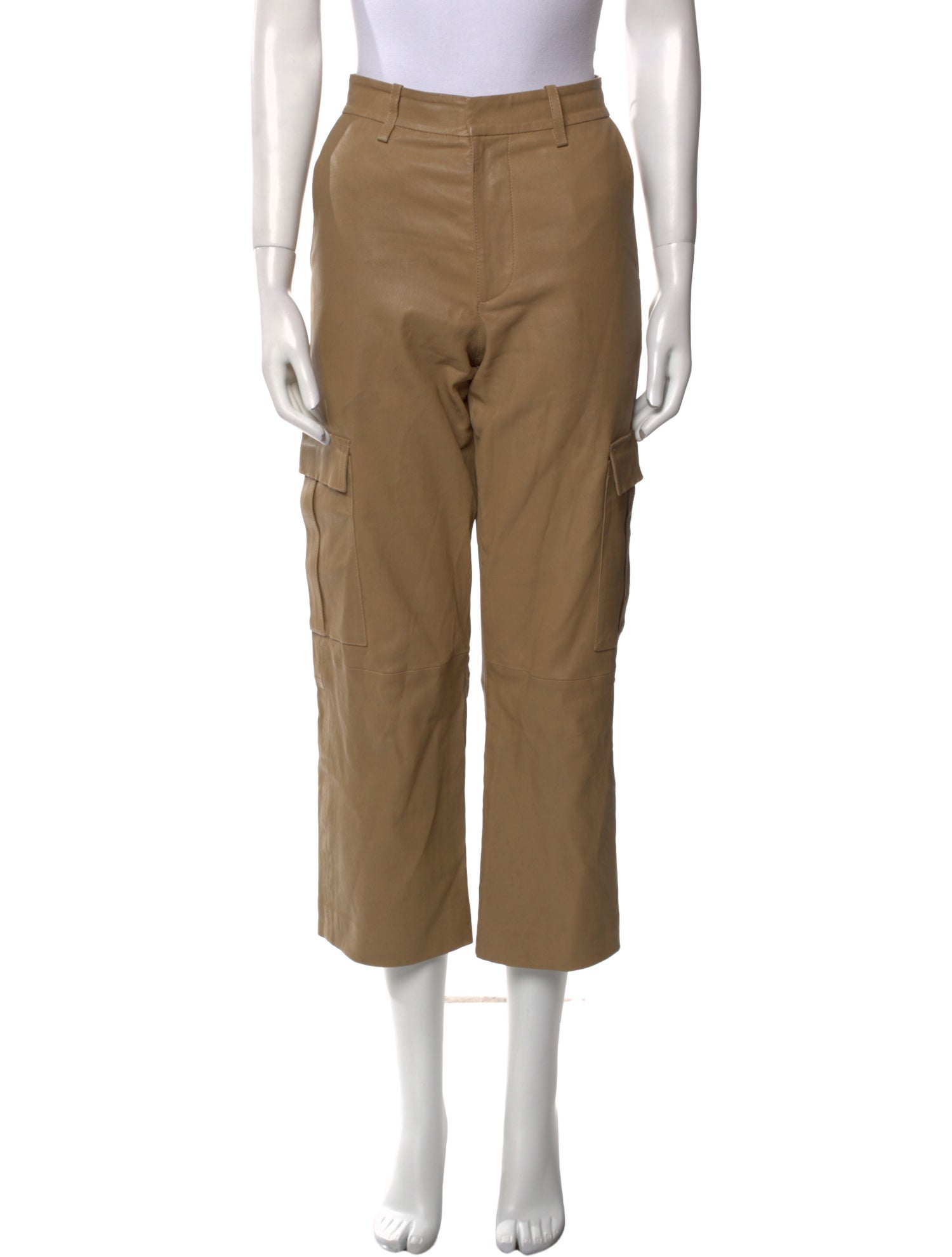 SPRWMN Lamb Leather Wide Leg Pants