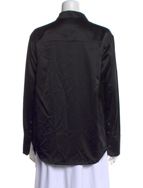 SPRWMN Silk Long Sleeve Button-Up Top