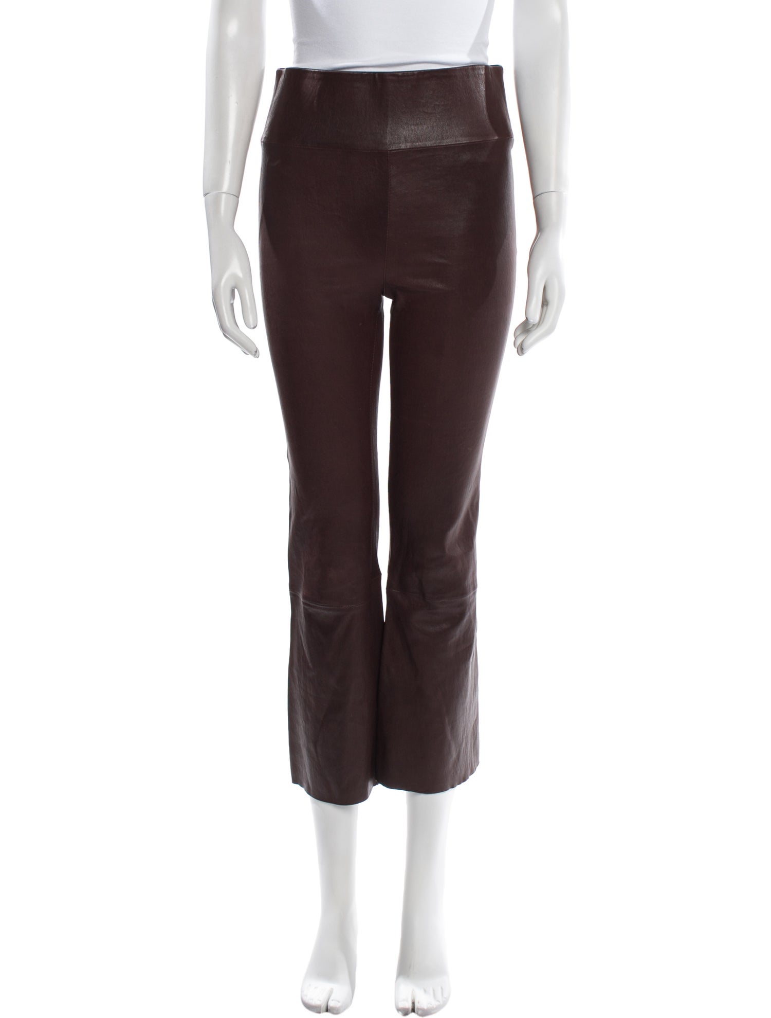 SPRWMN Leather Straight Leg Pants