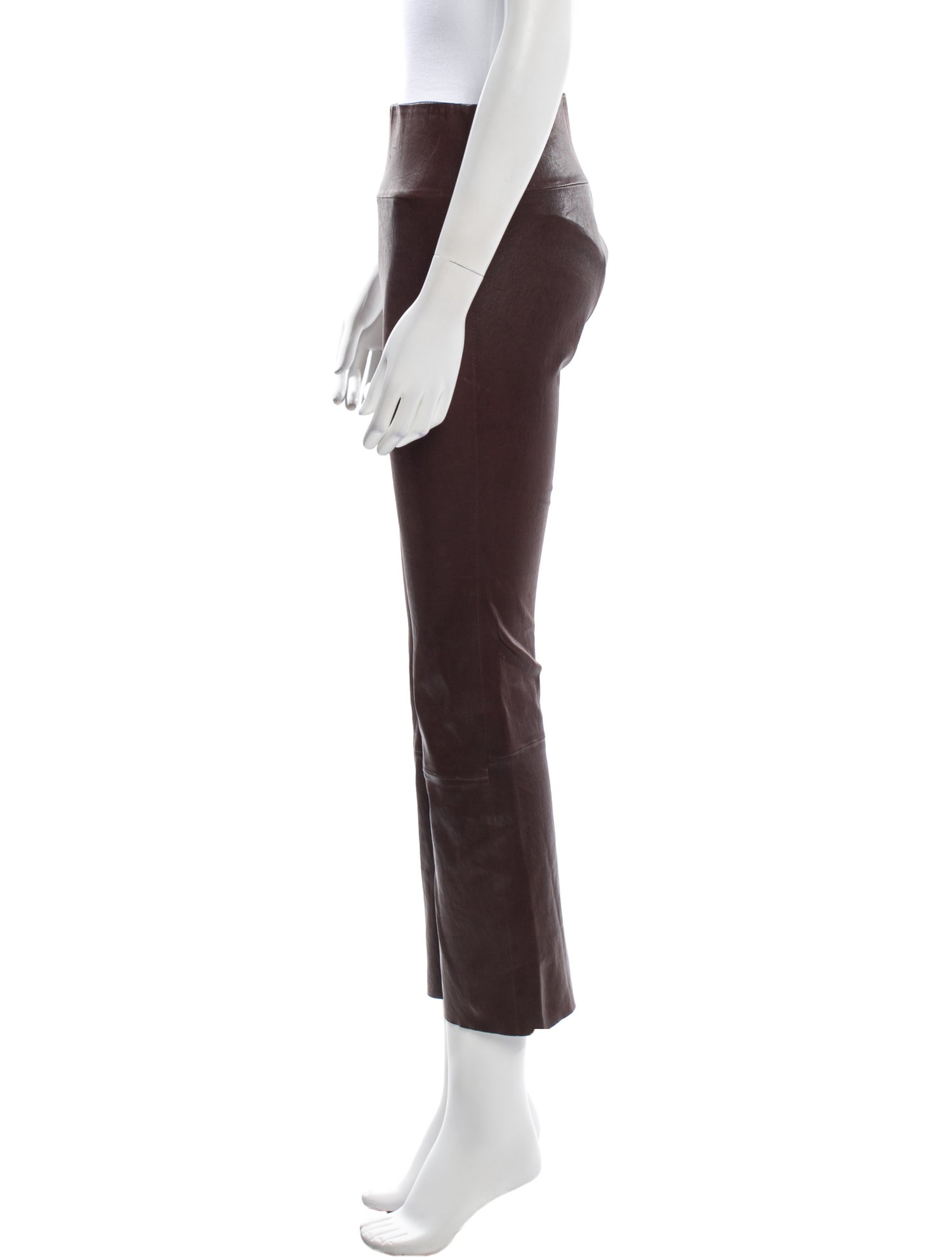 SPRWMN Leather Straight Leg Pants