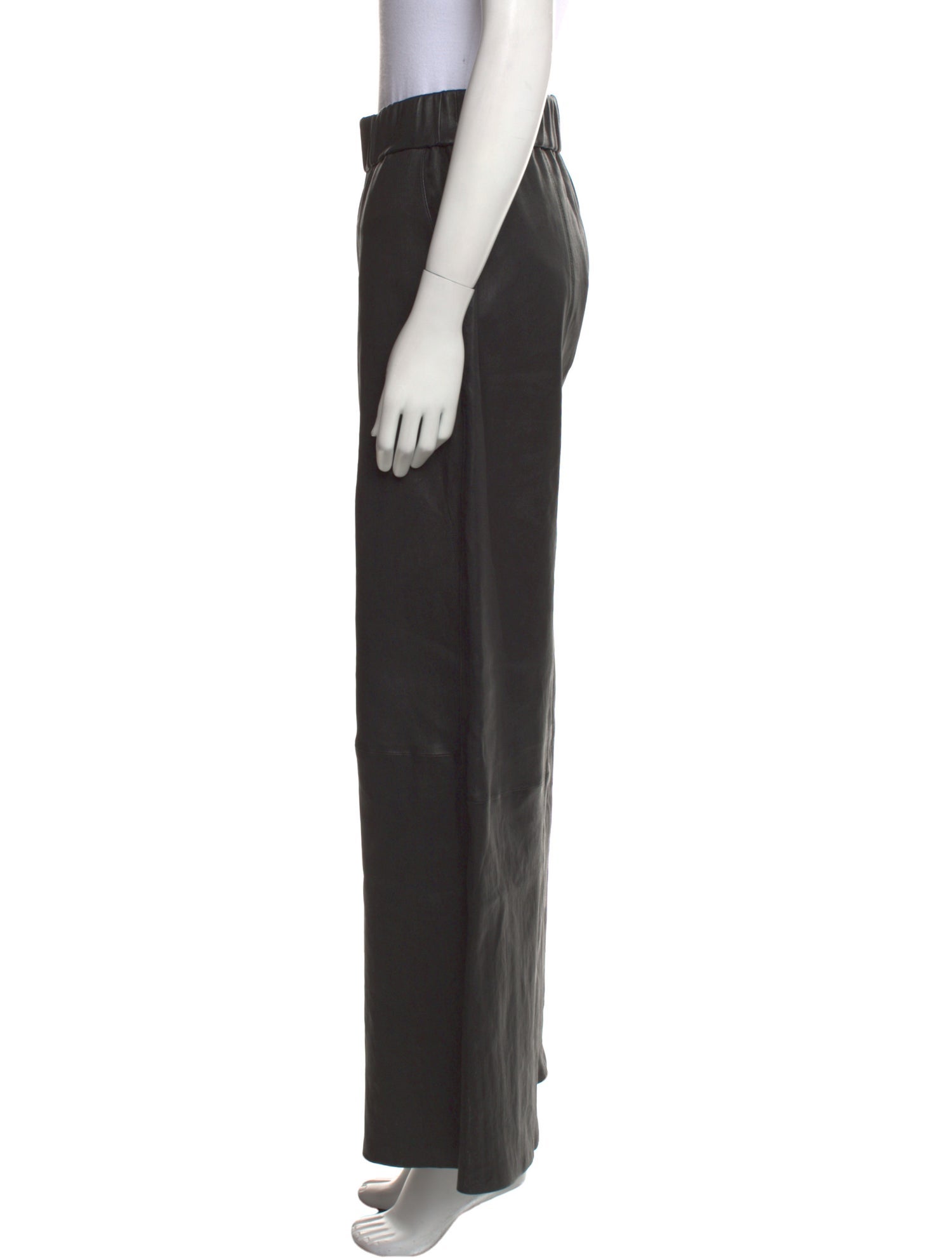 SPRWMN Leather Wide Leg Pants