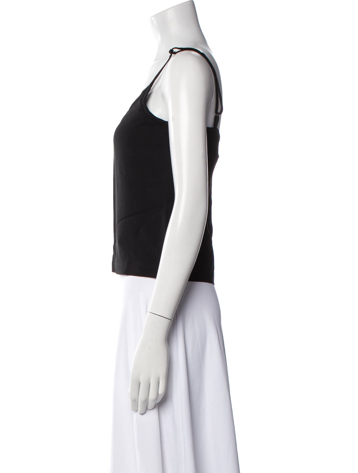 SPRWMN Scoop Neck Sleeveless Crop Top