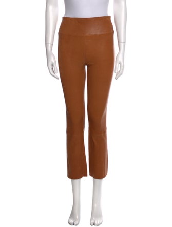 SPRWMN Leather Straight Leg Pants