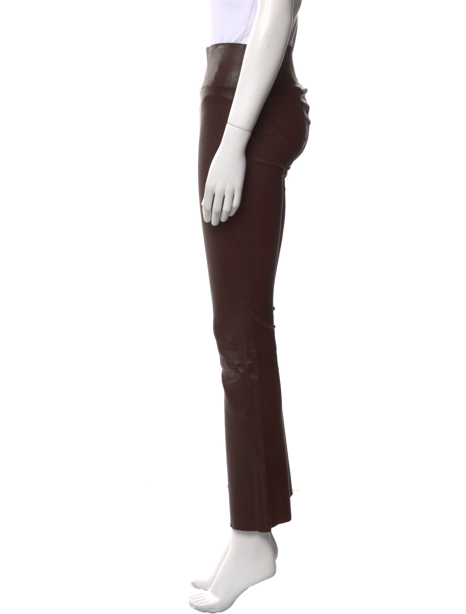 SPRWMN Leather Straight Leg Pants