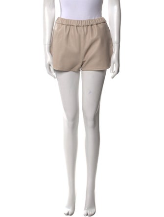 SPRWMN Leather Mini Shorts