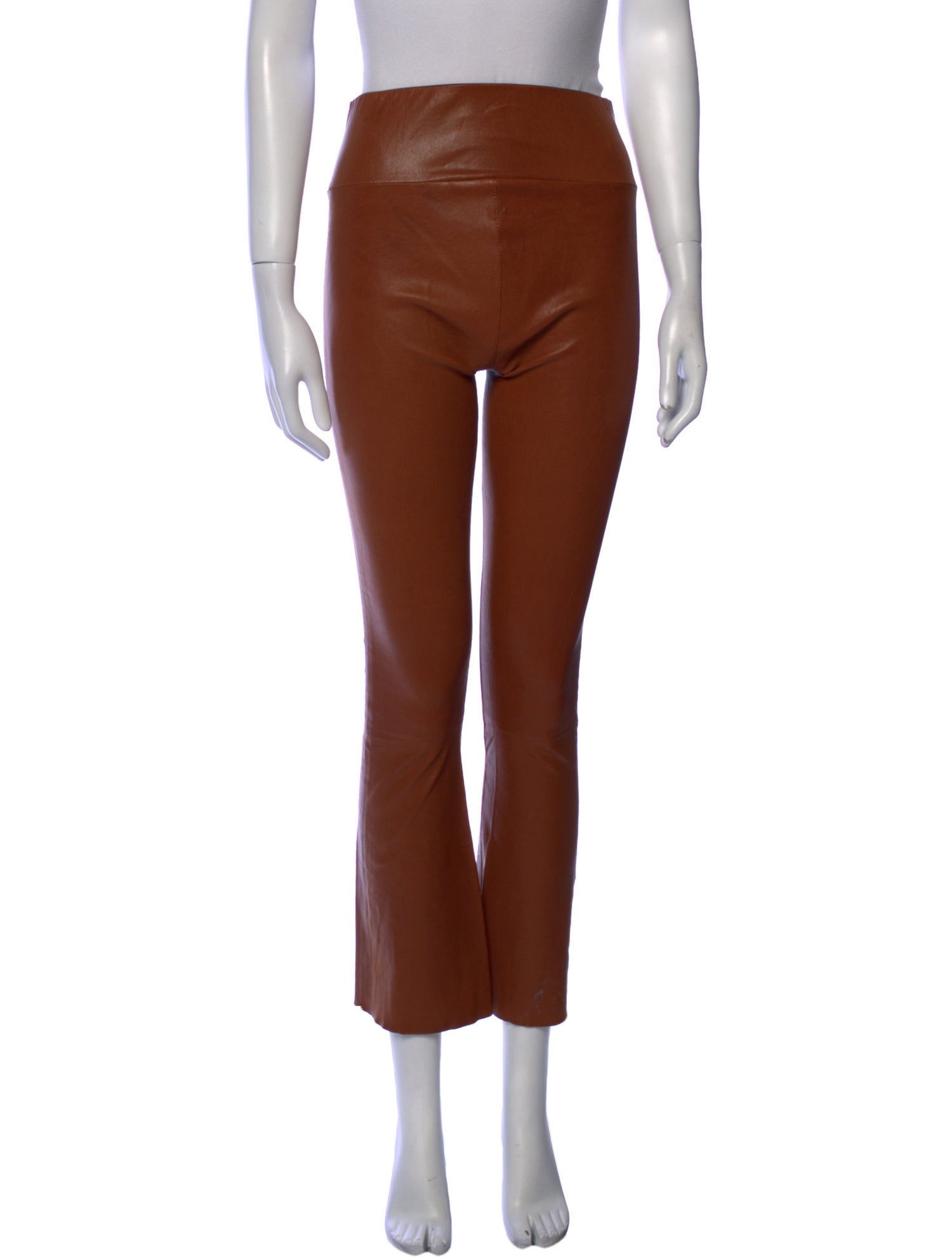 SPRWMN Lamb Leather Straight Leg Pants