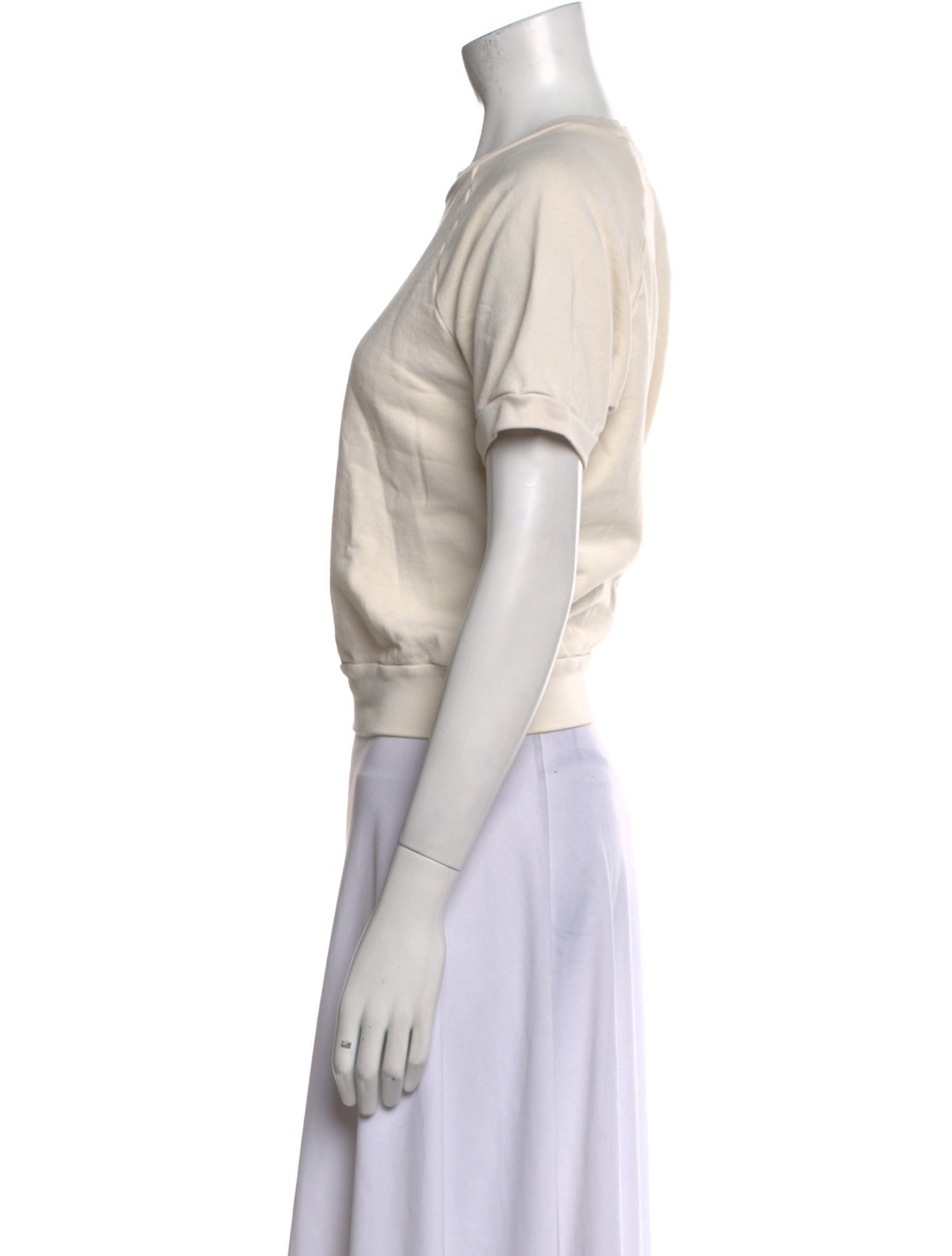 SPRWMN Crew Neck Short Sleeve Sweatshirt