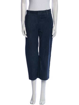 SPRWMN Lamb Leather Wide Leg Pants