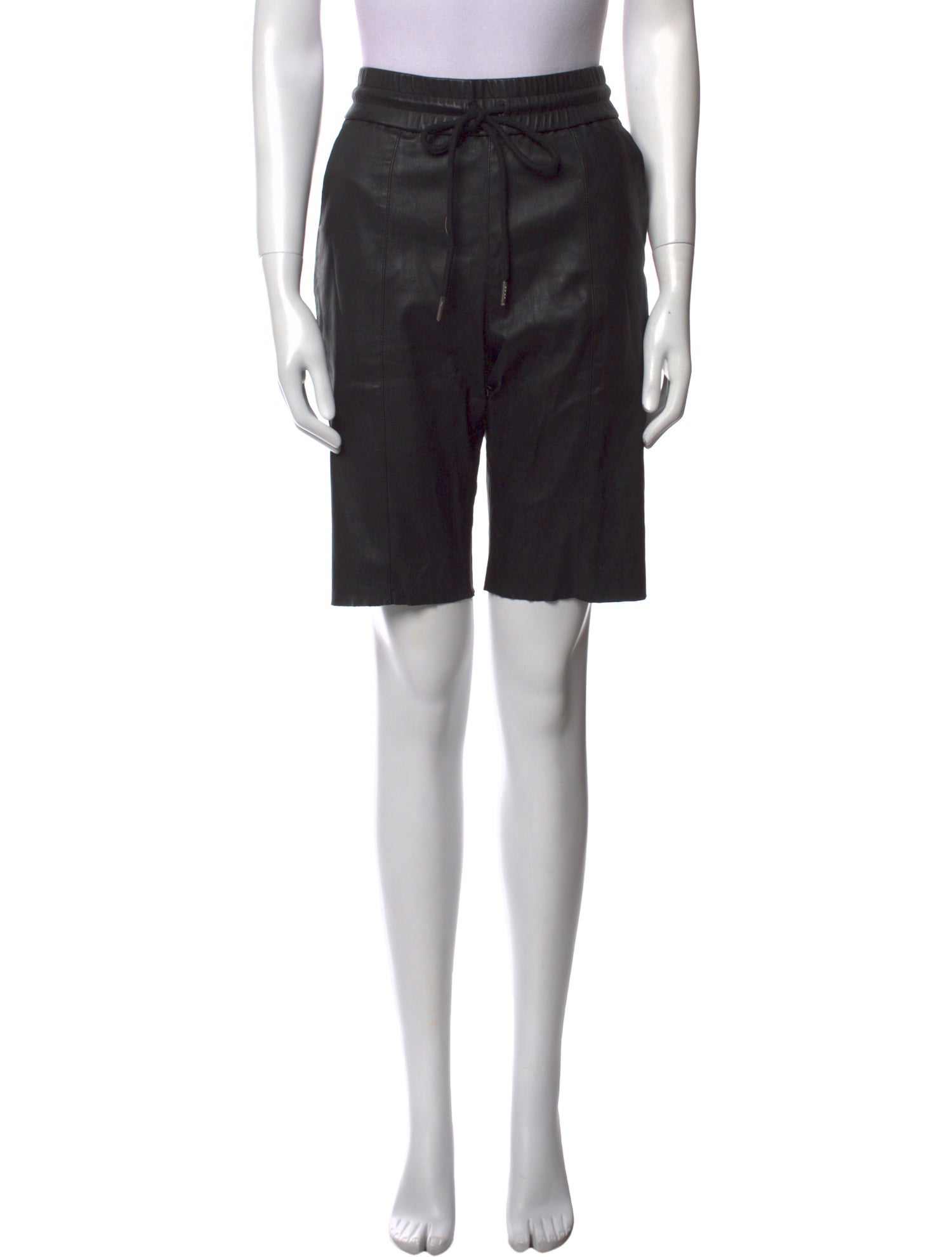 SPRWMN Leather Knee-Length Shorts