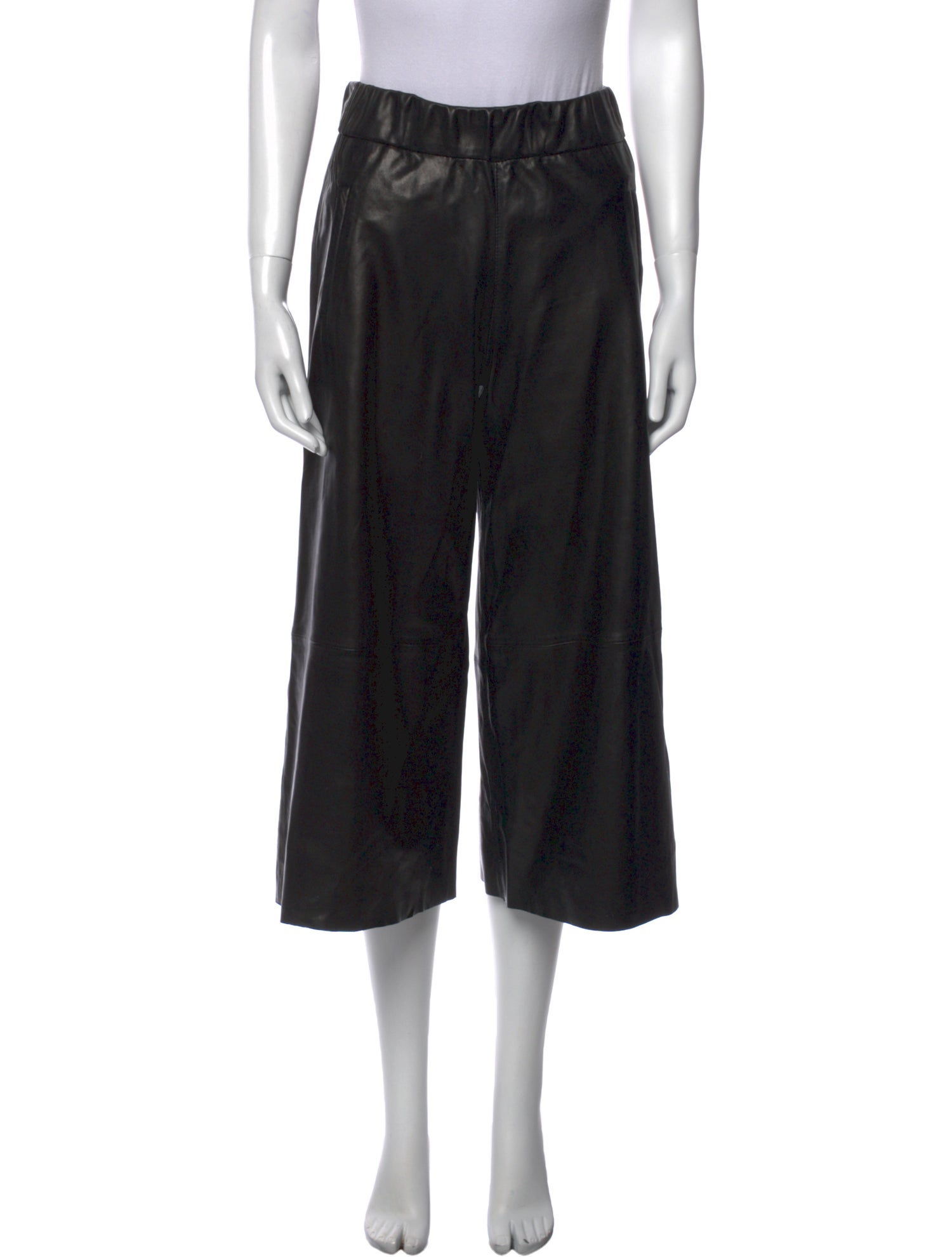 SPRWMN Lamb Leather Wide Leg Pants