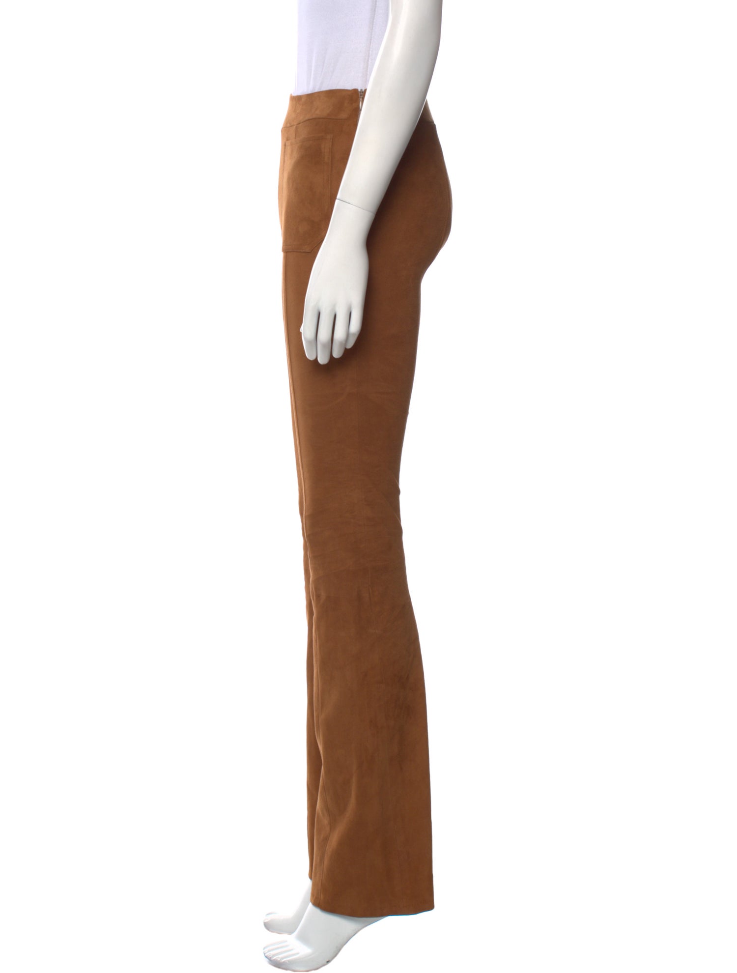 SPRWMN Suede Straight Leg Pants