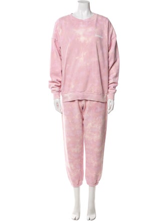 SPRWMN Tie-Dye Print Pant Set