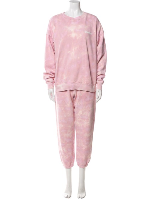 SPRWMN Tie-Dye Print Pant Set
