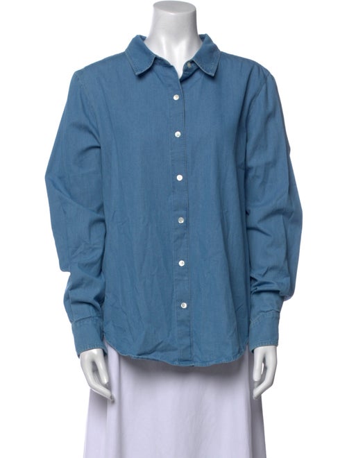 SPRWMN Long Sleeve Button-Up Top