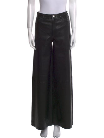 SPRWMN Leather Wide Leg Pants