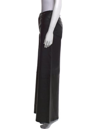 SPRWMN Leather Wide Leg Pants