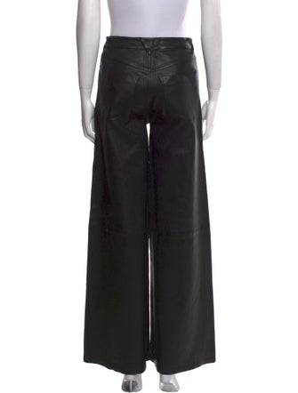 SPRWMN Leather Wide Leg Pants