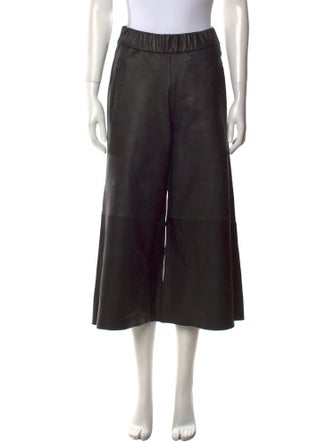 SPRWMN Leather Wide Leg Pants