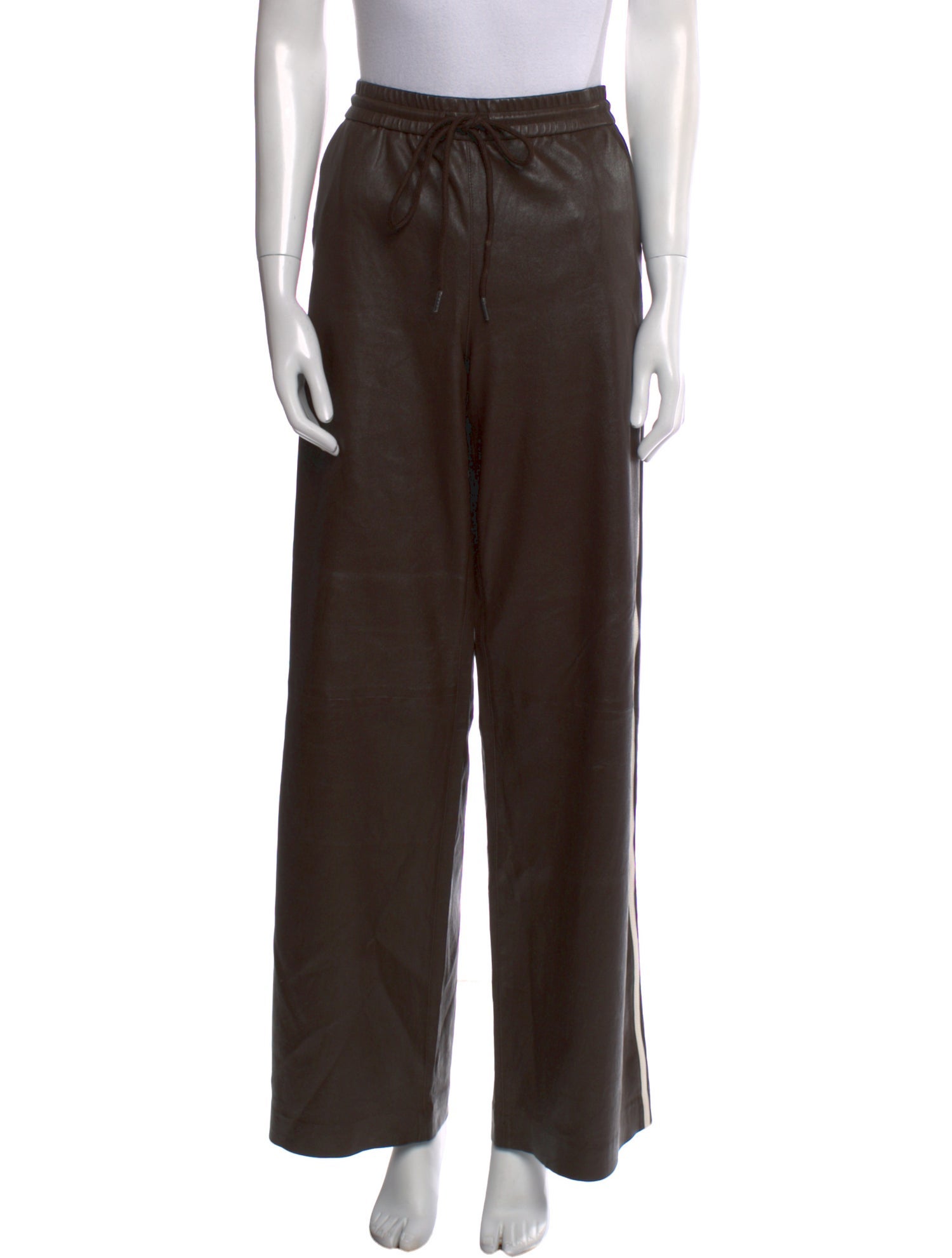 SPRWMN Lamb Leather Wide Leg Pants