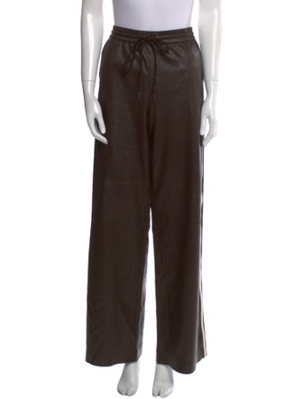 SPRWMN Lamb Leather Wide Leg Pants