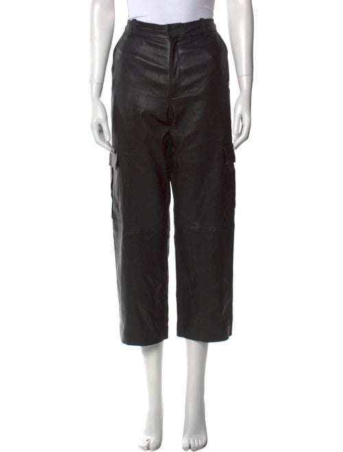 SPRWMN Leather Wide Leg Pants