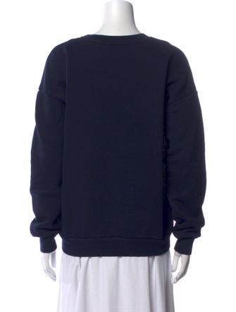 SPRWMN Graphic Print Crew Neck Sweatshirt