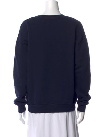 SPRWMN Graphic Print Crew Neck Sweatshirt