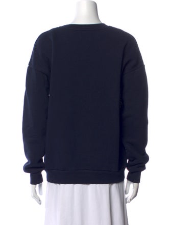 SPRWMN Graphic Print Crew Neck Sweatshirt