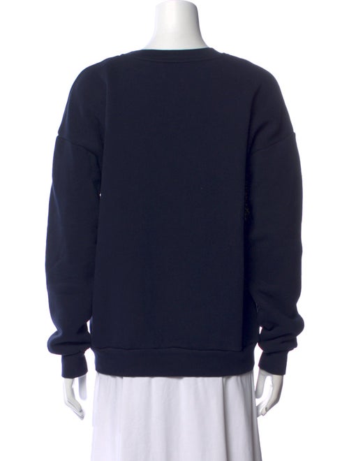 SPRWMN Graphic Print Crew Neck Sweatshirt