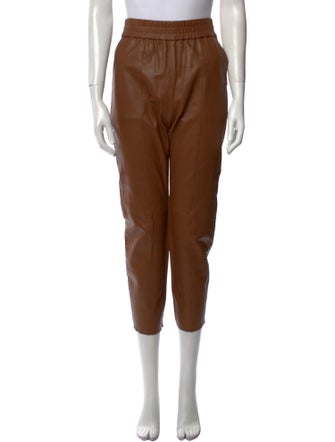 SPRWMN Leather Straight Leg Pants