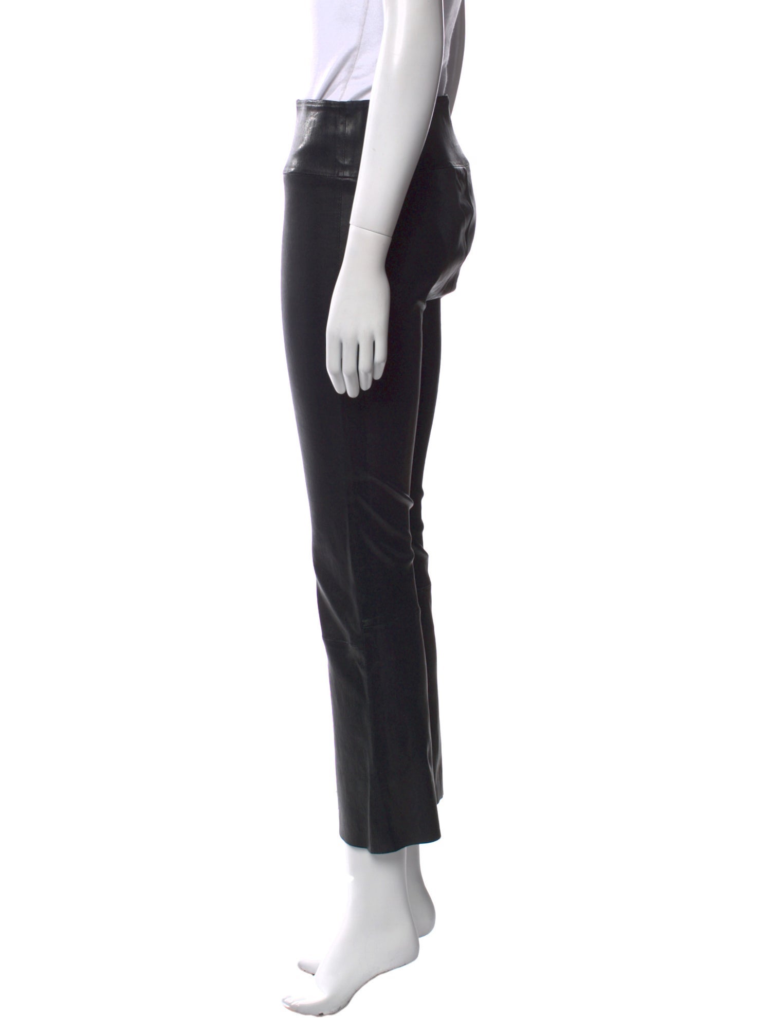 SPRWMN Leather Wide Leg Pants
