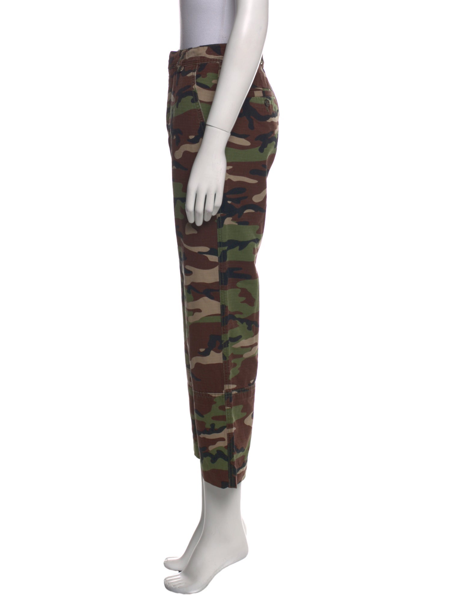 SPRWMN Camouflage Print Straight Leg Pants w/ Tags