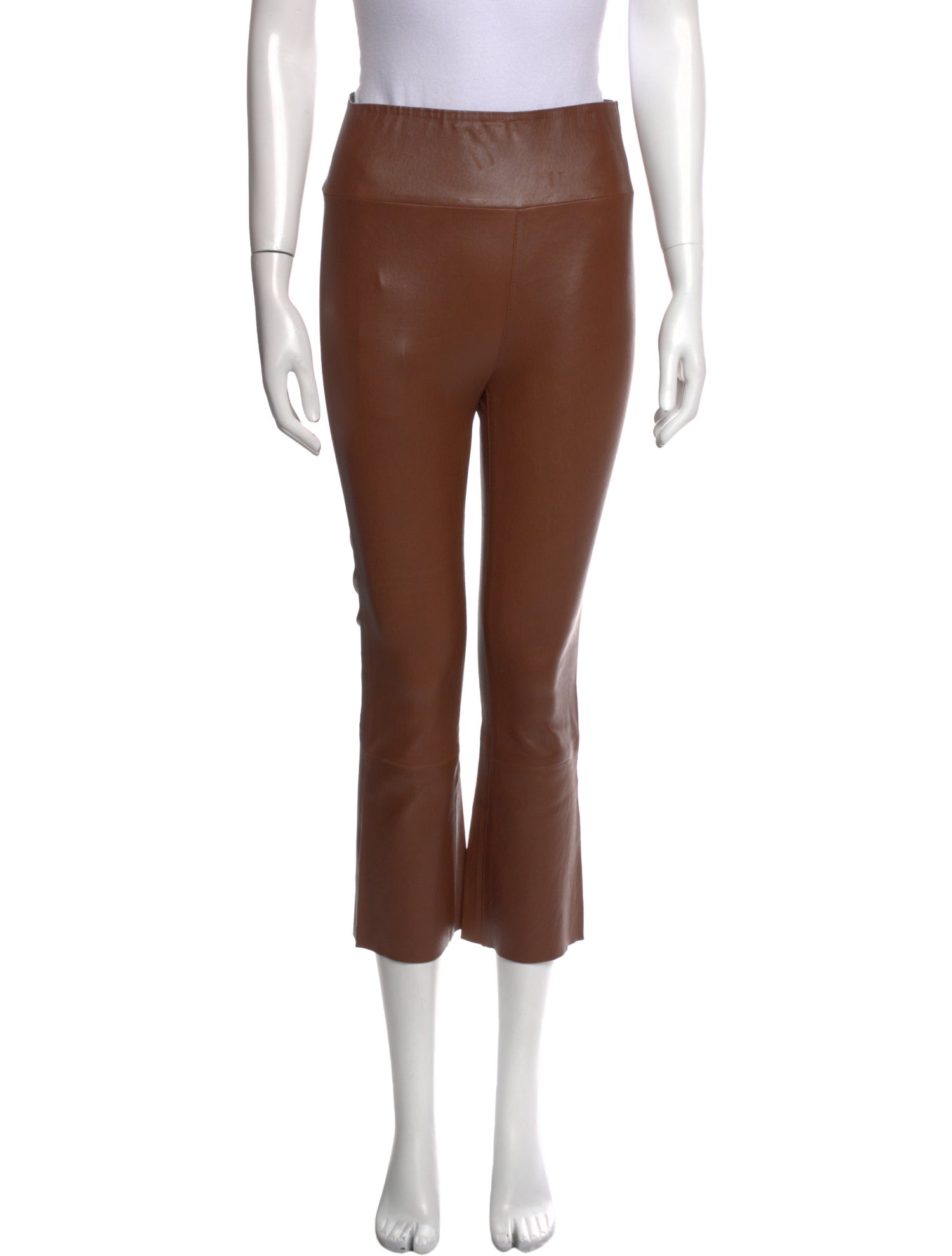 SPRWMN Lamb Leather Straight Leg Pants