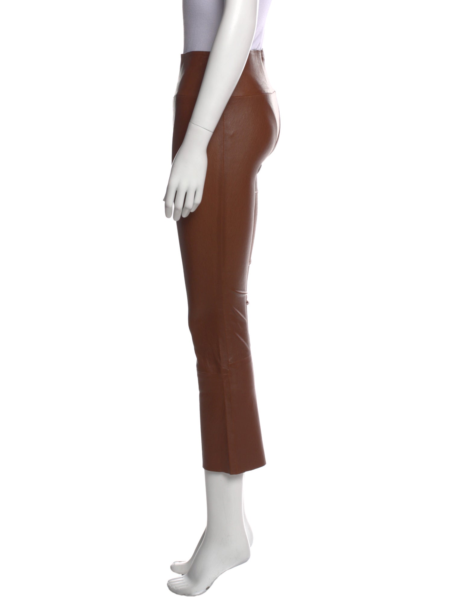 SPRWMN Lamb Leather Straight Leg Pants
