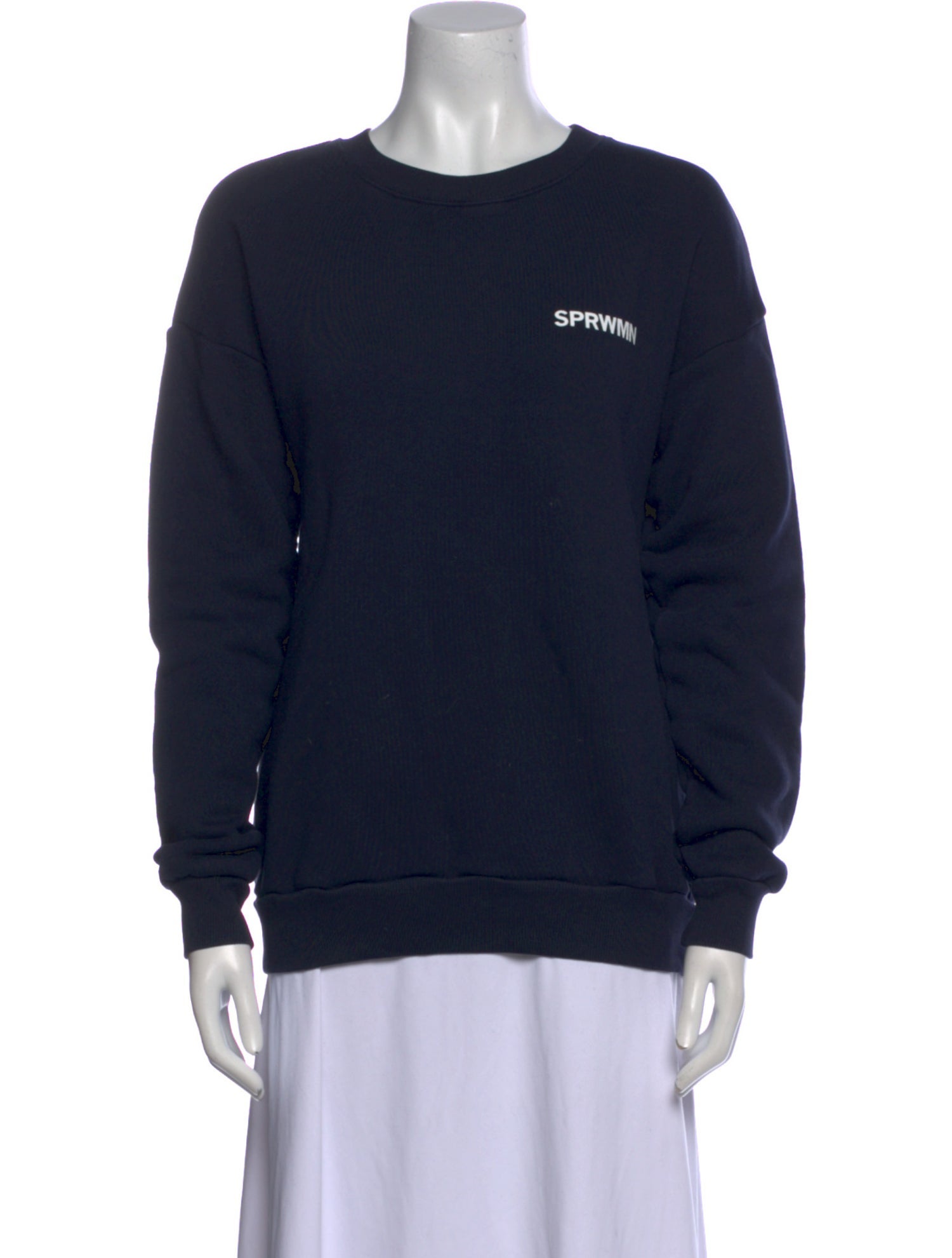 SPRWMN Graphic Print Crew Neck Sweatshirt