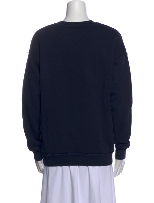 SPRWMN Graphic Print Crew Neck Sweatshirt