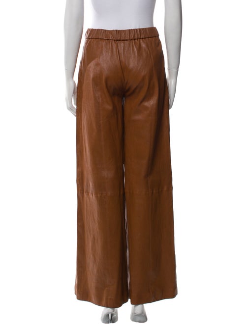 SPRWMN Leather Wide Leg Pants