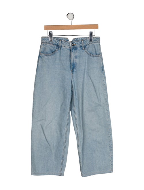 SPRWMN Mid-Rise Wide Leg Jeans