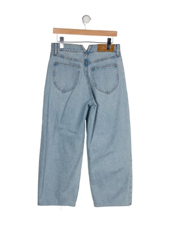 SPRWMN Mid-Rise Wide Leg Jeans