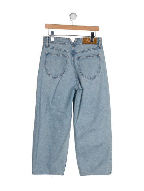 SPRWMN Mid-Rise Wide Leg Jeans