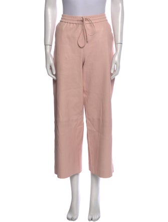 SPRWMN Lamb Leather Wide Leg Pants